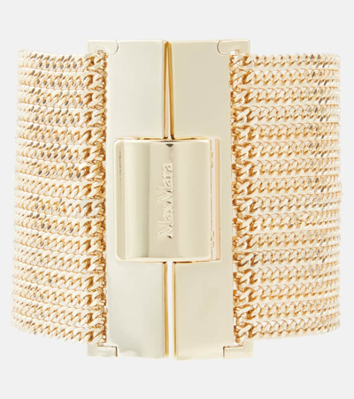 Shop Max Mara Fervida Chain Bracelet In Gold