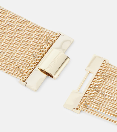 Shop Max Mara Fervida Chain Bracelet In Gold