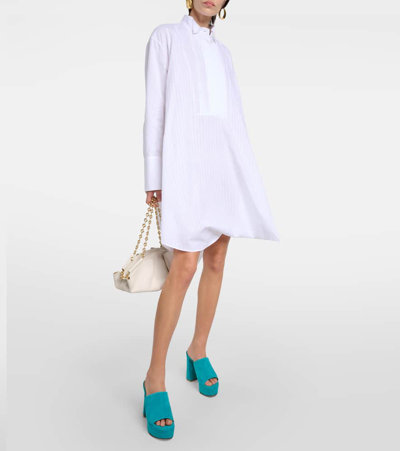 Gianvito Rossi Holly Suede Platform Mules In Blue