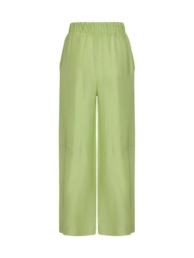 Shop Alysi Trousers In Pistacchio
