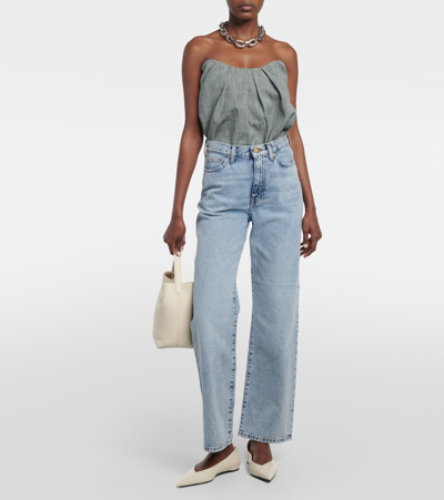 Shop Tove Sofie Wide-leg Jeans In Blue