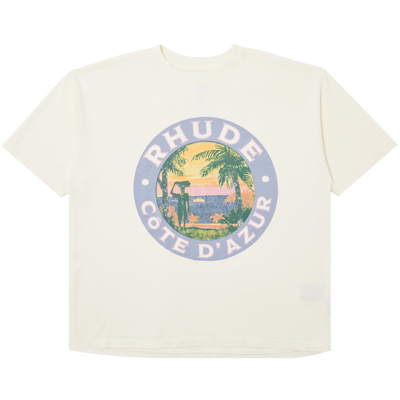 Pre-owned Rhude Lago Tee 'vintage White'