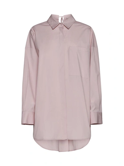 Shop Semicouture Shirts In Pastel Pink