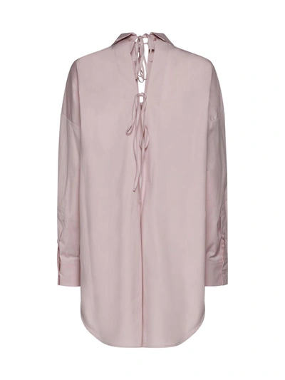 Shop Semicouture Shirts In Pastel Pink