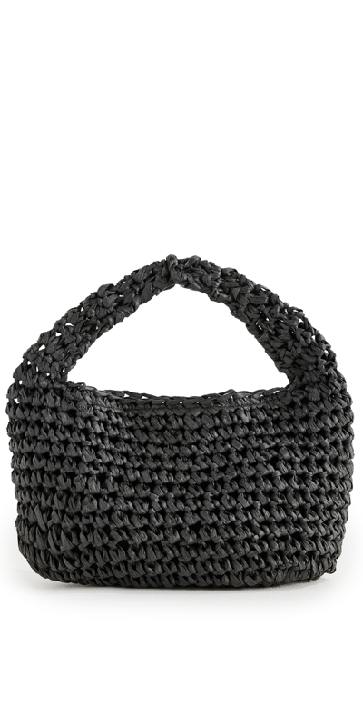 Shop Hat Attack Micro Slouch Bag Black
