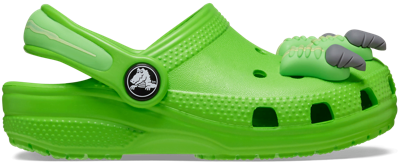 Crocs Classic I Am Dinosaur Water Friendly Slingback Clog In Green Slime