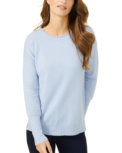 Shop J.mclaughlin J. Mclaughlin Yvette Cashmere Sweater In Blue