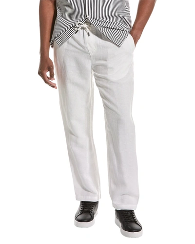 Shop Onia Air Linen-blend Pull-on Pant In White
