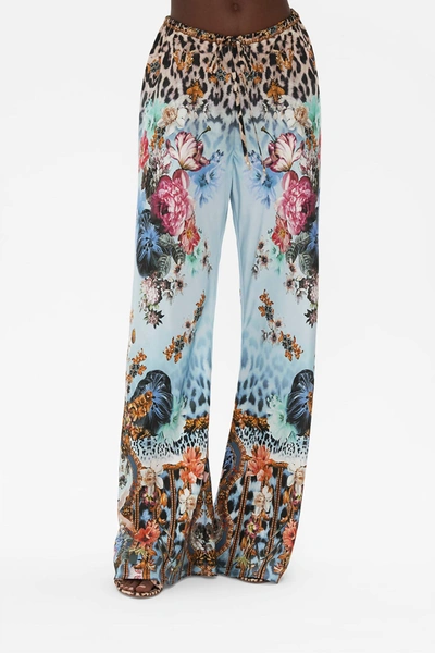 Shop Camilla Bias Cut Drawstring Pant In Letters To Leo Letooleo In Multi