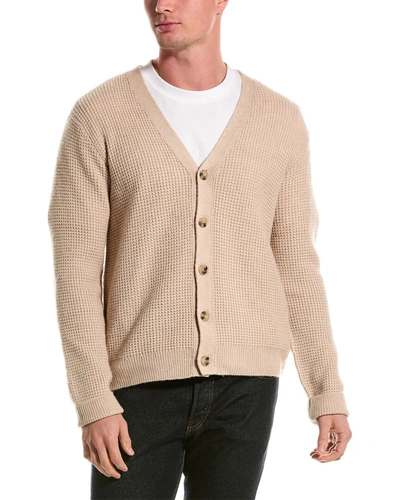 Shop Atm Anthony Thomas Melillo Wool & Cashmere-blend Cardigan In Brown