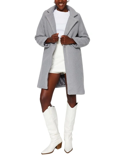Shop Trendyol Regular Fit Coat In Grey