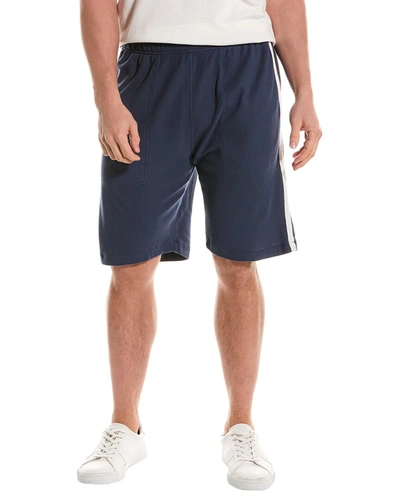 Shop Atm Anthony Thomas Melillo Pique Pull-on Short In Blue