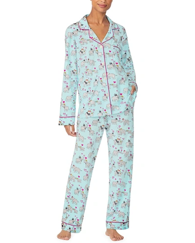 Shop Bedhead Pajamas 2pc Pajama Set In Green
