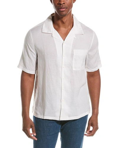 Shop Onia Jack Air Linen-blend Shirt In White