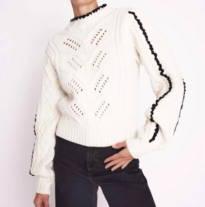Berenice Athena Sweater In White In White