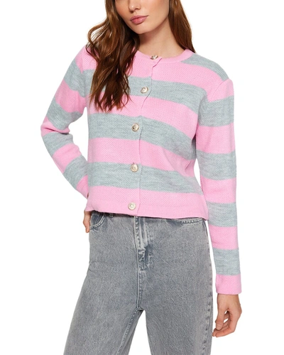 Shop Trendyol Regular Fit Cardigan In Pink