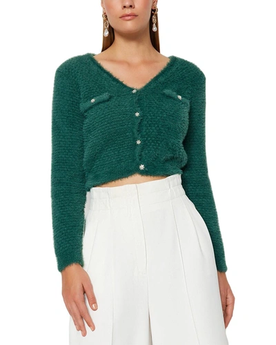 Shop Trendyol Regular Fit Cardigan In Green