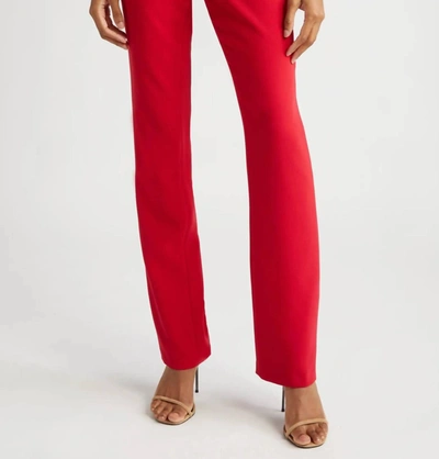 Shop Cinq À Sept Women's Rose Kerry Pant In Red