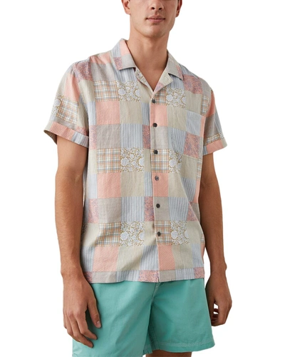 Shop Rails Moreno Linen-blend Shirt In Multi