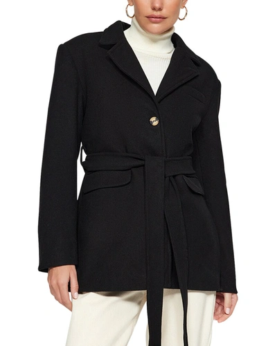 Shop Trendyol Regular Fit Coat In Black