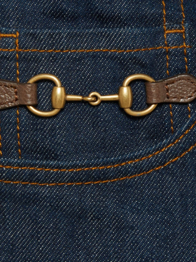 Shop Gucci Jeans With Horsebit