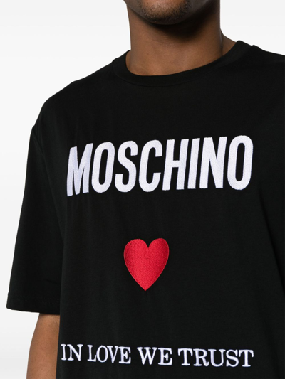 Shop Moschino Cotton T-shirt