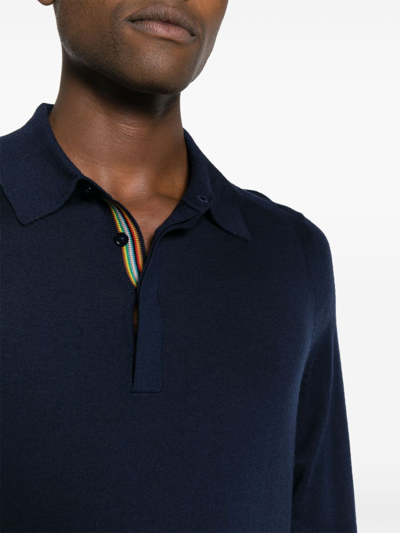 Shop Paul Smith Polo Shirt With Buttons