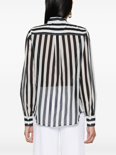 Shop Moschino Striped Shirt