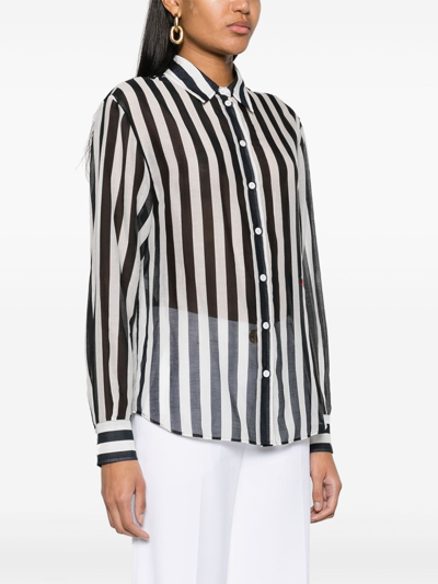 Shop Moschino Striped Shirt
