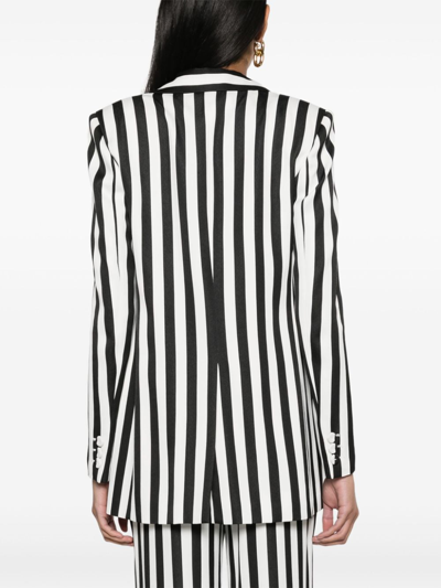 Shop Moschino Striped Jacket