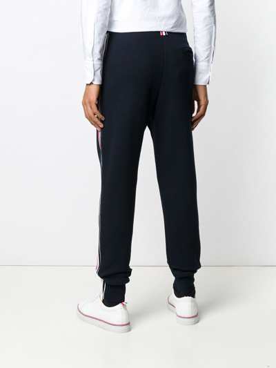 Shop Thom Browne Pants With Logo