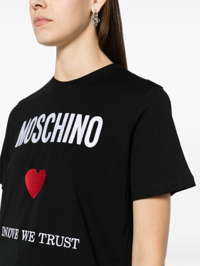 Shop Moschino Cotton T-shirt