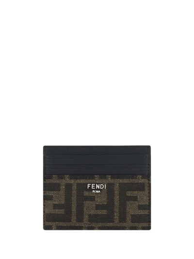Shop Fendi Card Holder In Tbmr/nr/pall