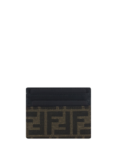Shop Fendi Card Holder In Tbmr/nr/pall