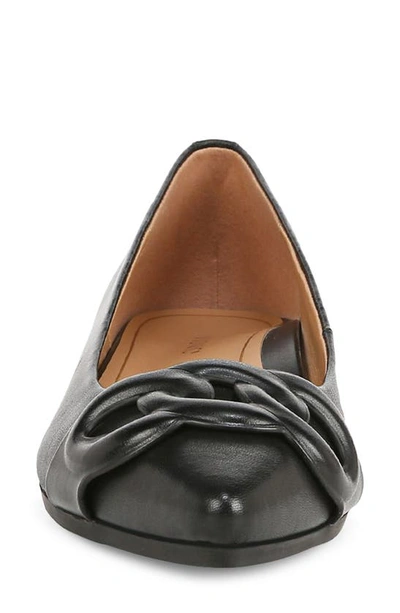 Shop Vionic Arielle Pointed Toe Flat In Black