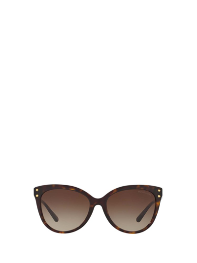 Shop Michael Kors Eyewear Cat Eye Frame Sunglasses In Brown