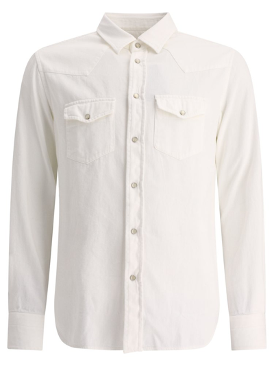 Shop Tom Ford Patch Pocket Long In White