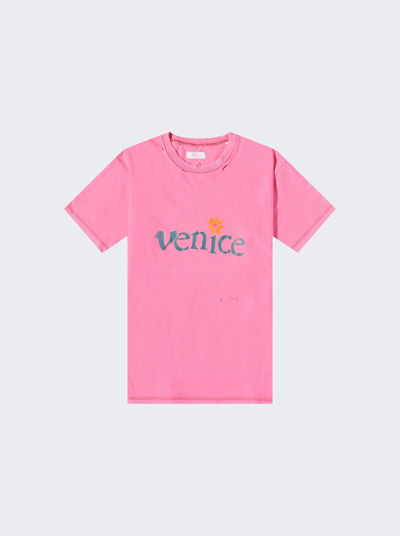 Shop Erl Venice Tee In Pink