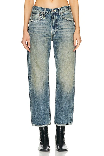 R13 D-arcy Jeans Mit Hohem Bund In Clinton Blue