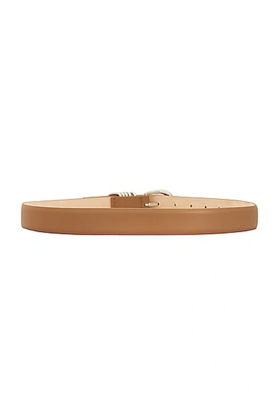 Dehanche The Hollyhock Belt In Beige & Silver