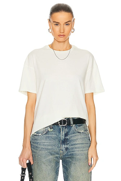 Shop R13 Boxy Seamless Tee In White