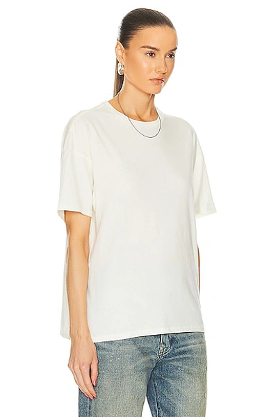 Shop R13 Boxy Seamless Tee In White