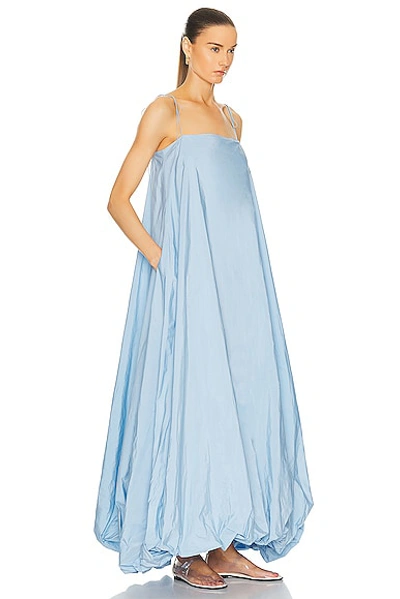 Shop Anna October Louis Maxi Dress In Baby Blue
