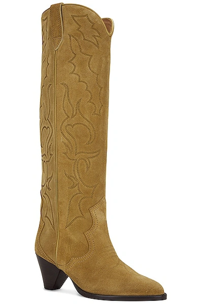 Shop Isabel Marant Liela Boot In Taupe
