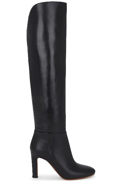 Shop Gabriela Hearst Linda Over The Knee Boot In Black