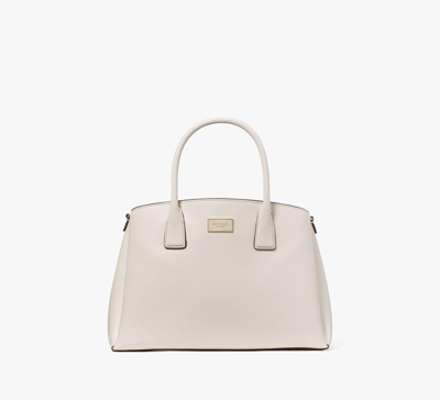 Shop Kate Spade Serena Satchel In Parchment