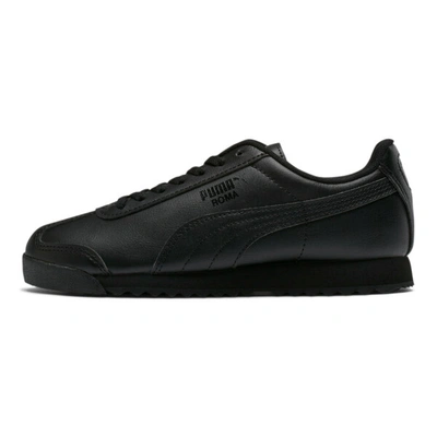 Shop Puma Roma Basic Sneakers Big Kids In Black-black