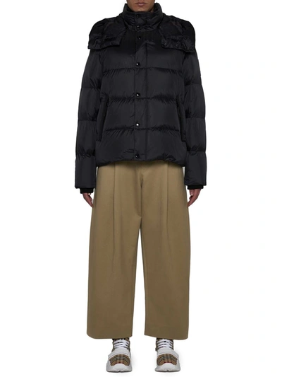 Burberry Down Jacket In Black