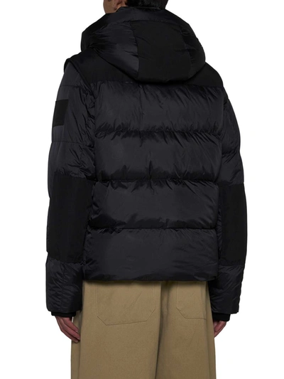 Burberry Down Jacket In Black