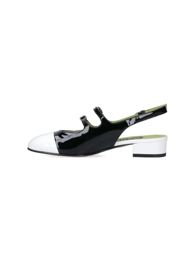Carel Paris Patent Leather Mary Jane Pumps With Double Buckle In Black